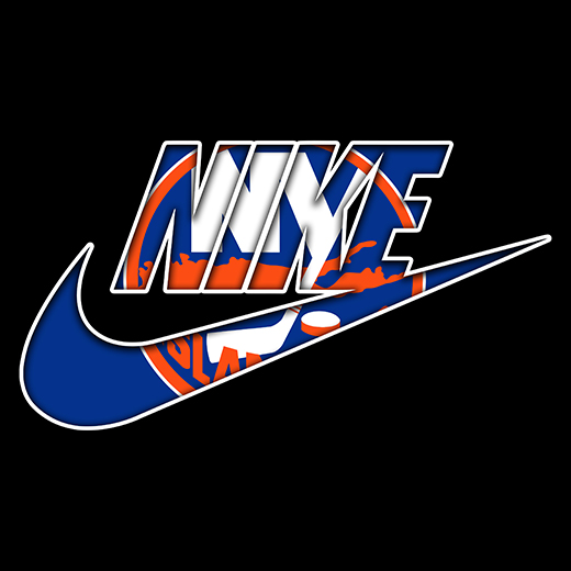 New York Islanders Nike logo vinyl decal